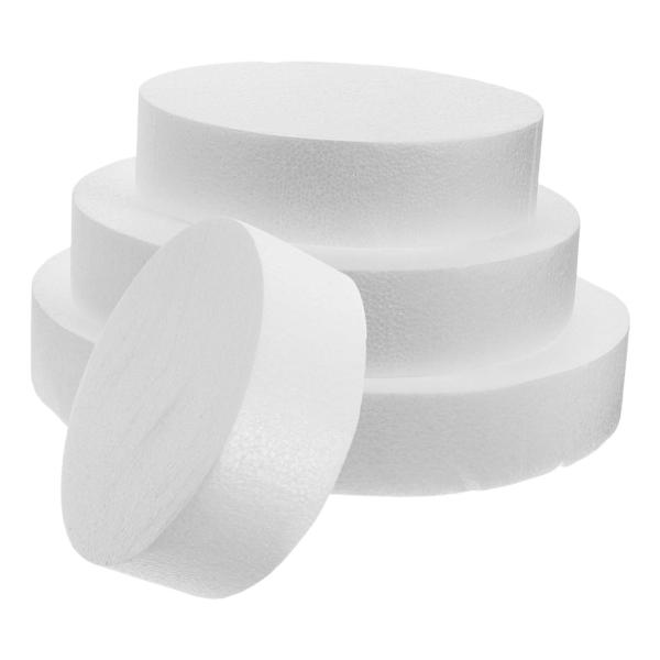 5 個のフォームケーキダミー小道具ケーキ DIY プロジェクト工芸品装飾用品