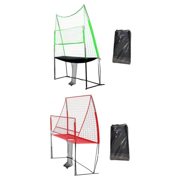 バレーボール練習ネット バレーボールネット 高さ調節可能 軽量バレーボールトレーニング器具ネット 裏庭を打つため