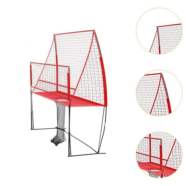 バレーボール練習ネット バレーボールネット 高さ調節可能 軽量バレーボールトレーニング器具ネット 裏庭を打つため