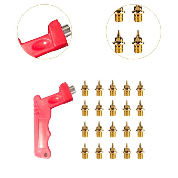20x トラックシューズ スパイク トラックシューズ用交換用スパイク 多用途 頑丈 ポータブル レンチ付き 競技用ショートランニング用