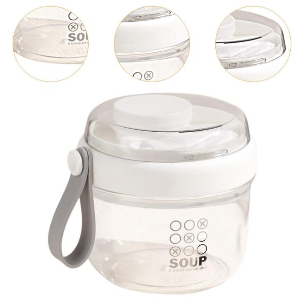 蓋とスプーン付きサラダカップ ヨーグルトカップ 食品保存 シリアルカップ オーツ瓶 オーツ瓶 ヨーグルトコンテナ 朝食瓶 ヨーグルトサラダミルク用