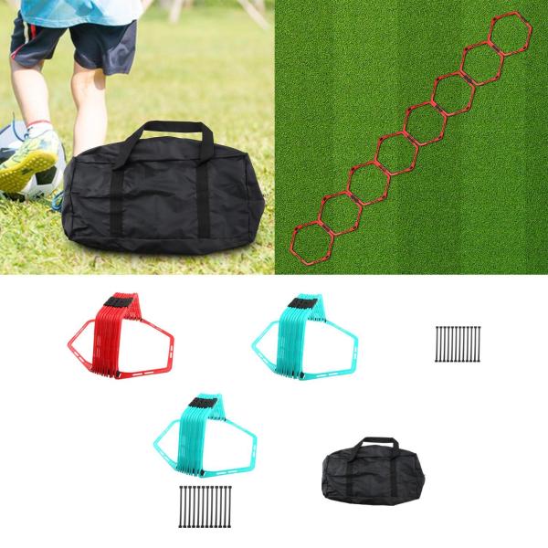 サッカーアジリティラダースピードラダージャンプハードル向上スピードトレーニングラダーポータブルエクササイズラダー子供大人用
