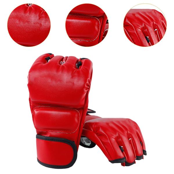 ボクシンググローブ パンチンググローブ パンチミット オープンパーム 防具 スポーツミトン グラップリングワークアウト用ミット 三田空手