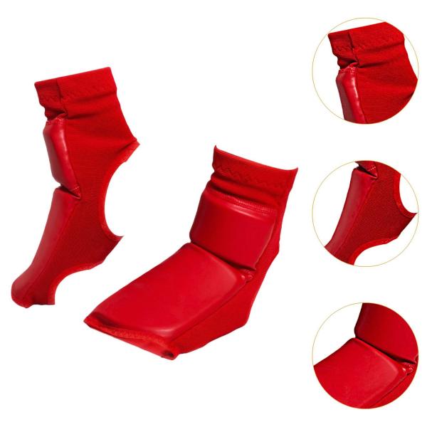 ボクシングフットプロテクターフットパッドノンスリップストレッチフットガードフットキックサンダレスリング空手パンチングバッグ用