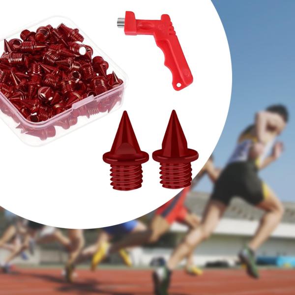 60x トラックシューズ スパイク 陸上ランニング スパイク 交換用、短距離走、スプリント用トラックシューズ用スパイク