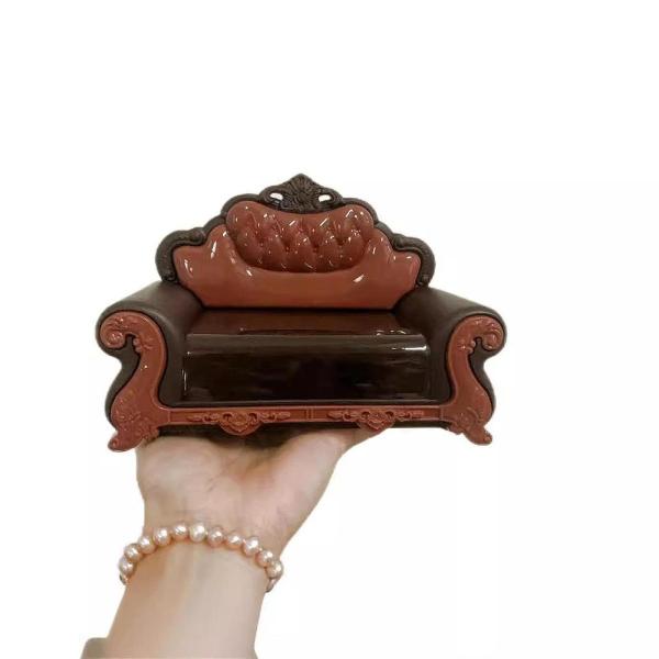 ミニチュアヨーロッパソファミニチュア家具ルーム、装飾 DIY Accs シングルチェアモデルミニアームチェアソファ手作り用