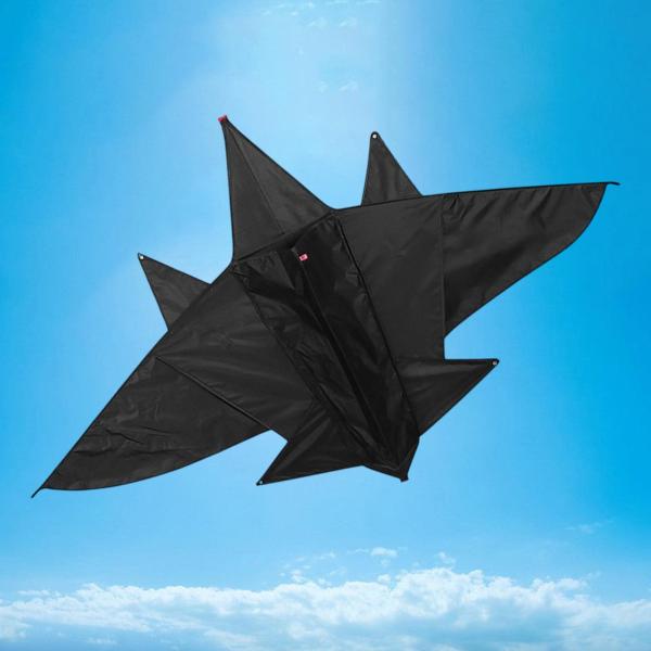 戦闘機の形をしたカイトフライングおもちゃのリアルな巨大なサイズ折りたたみ式スポーツおもちゃ航空機屋外ゲームビーチパークの子供向けデルタカイト