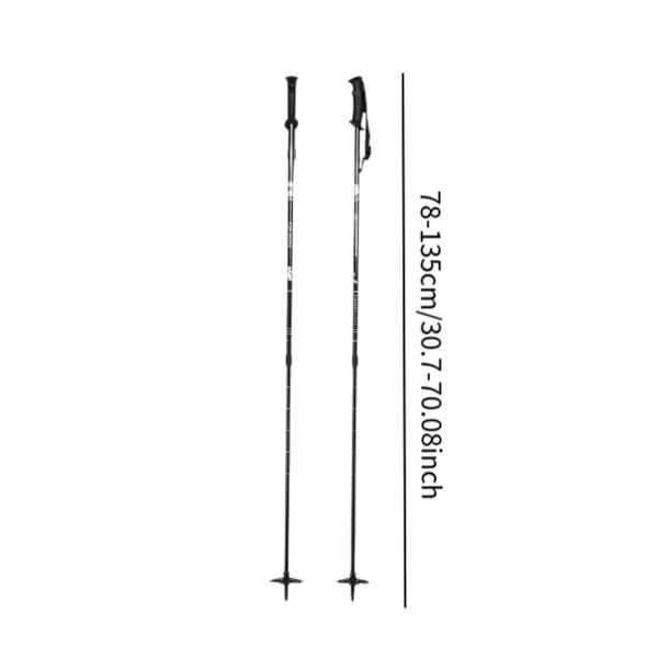 ウォーキングスティック スキーポール 人間工学に基づいたグリップ スノーバスケット付き ハイキングポール ハイキングトレッキングアウトドアアドベンチャ