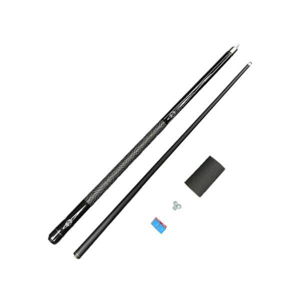 プールキュースティック ビリヤードキュースティック ポータブル 長さ146cm 1/2分割セグメント化 家庭用 男性 女性 スターター ビリヤードプレ