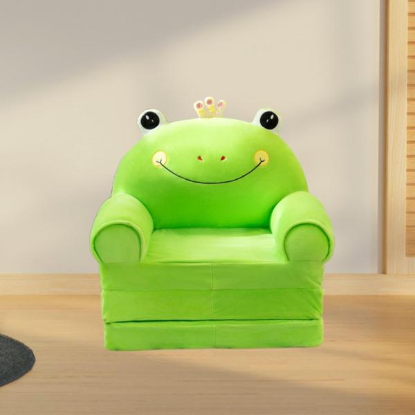 キッズカウチ、1つのかわいい家具、洗えるソファ、リビングルームの寝室の椅子折りたたみ式