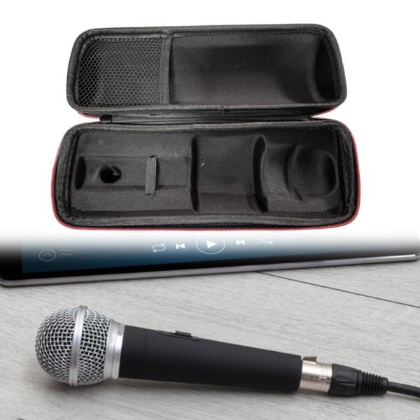 マイクハードケーストラベルケースハンドヘルドマイク用マイクストレージバッグの軽量ダストプルーフマイクストレージバッグKTV移動の保護