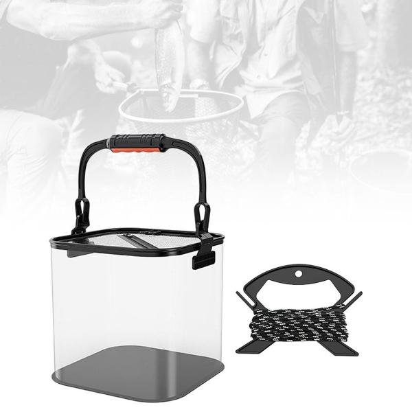 折りたたみ釣りバケット収納容器大人の軽量用品エヴァ水コンテナガーデニングのためのハンドル付き