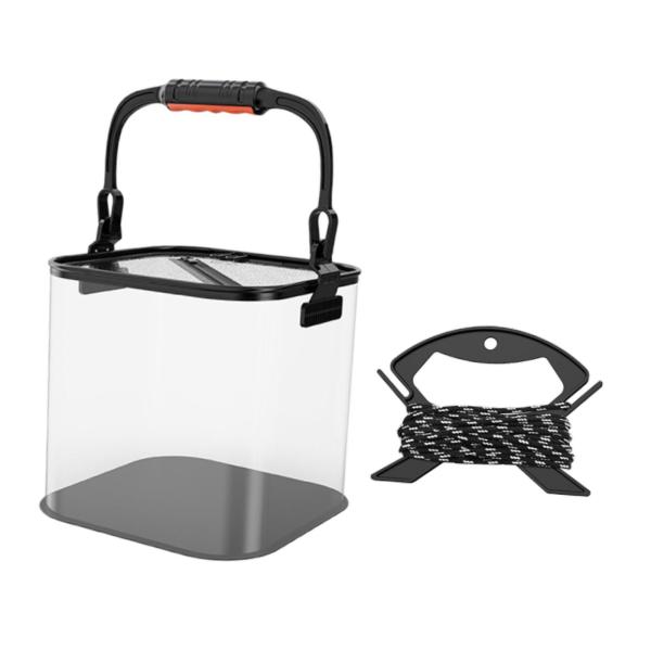 折りたたみ釣りバケット収納容器大人の軽量用品エヴァ水コンテナガーデニングのためのハンドル付き