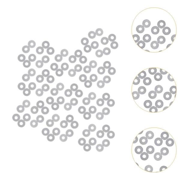 100ピース/個バドミントングロメットガスケット修理アクセサリーワイヤープロテクターメンテナンス交換用ストリングツールアイレットリング