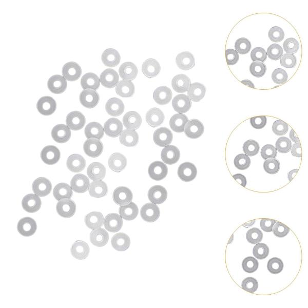 50個バドミントングロメットアイレットストリングプロテクター軽量修理アクセサリーワイヤーガードメンテナンスガスケットリング