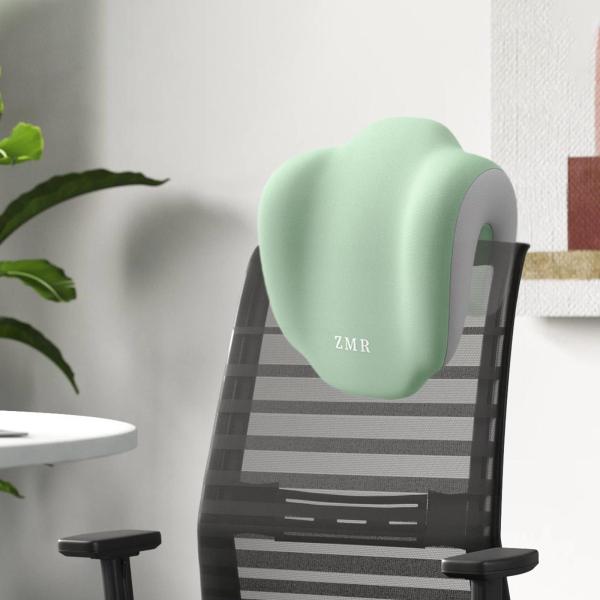 首のためのメモリフォームヘッドレストヘッドレスト枕多目的人間工学に基づいたデスク睡眠枕首の首のワーカーソファのクッション