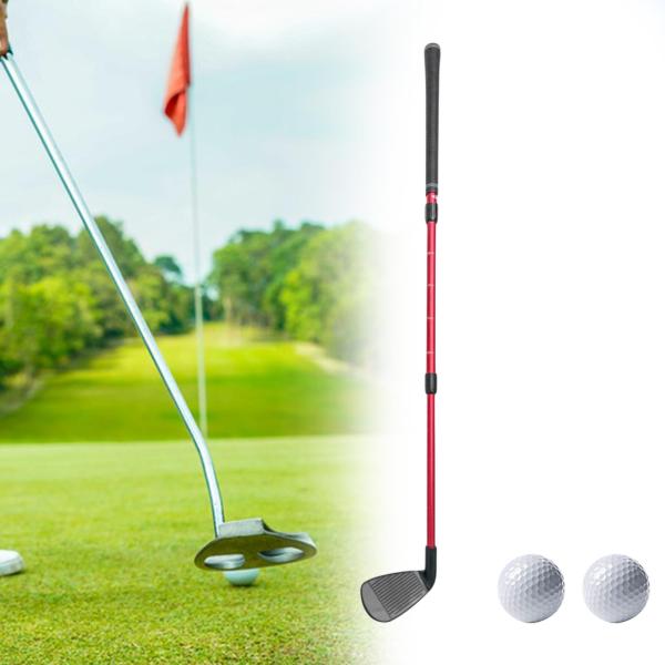ゴルフウェッジゴルフチッパー調整可能な練習アクセサリースケール付き快適なゲームギフトチッピング練習クラブ