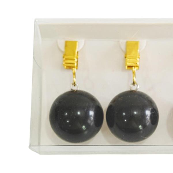 4個のテーブルクロスウェイト大理石のボールハンガー、錆耐性クリップ、旗パーティーカーテン用のテーブルクロスラウンドボール