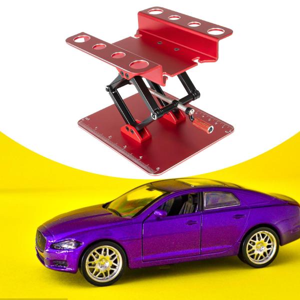 RCカーワークスタンドモデルディスプレイラック軽量ユニバーサル修理ワークステーションメンテナンススタンド1/8 1/10 1/14車両