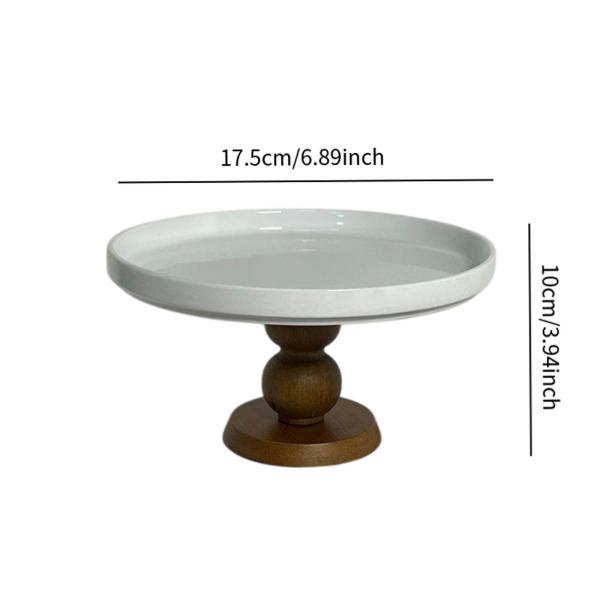 ケーキスタンドスナックキャンディープラッターラウンドセラミックプレートジュエリー装飾トレイカップケーキスタンドパーティーイベントの装飾