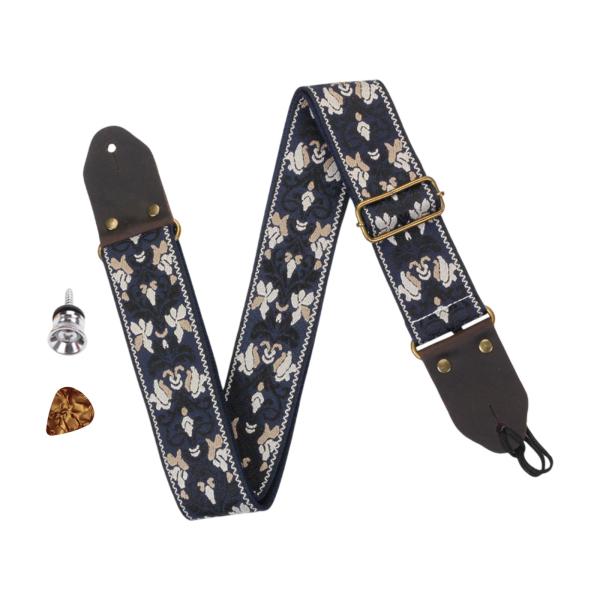 アコースティックギターショルダーストラップ楽器ショルダーベルトスタイリッシュな多機能楽器アクセサリーエレクトリギターストラップ
