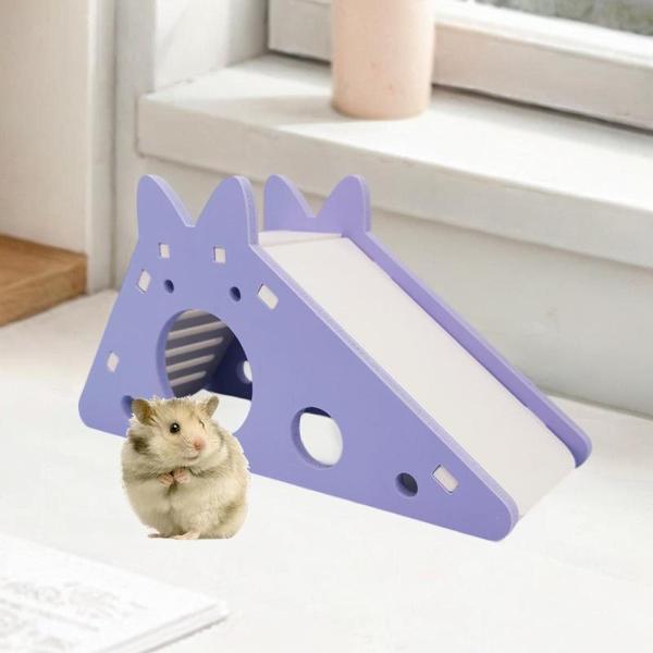 ハムスターハウスハットスモールペットアクティビティおもちゃスライドおもちゃの隠れ家ガービルズレミングレミングドワーフハムスターマウス小さなペット