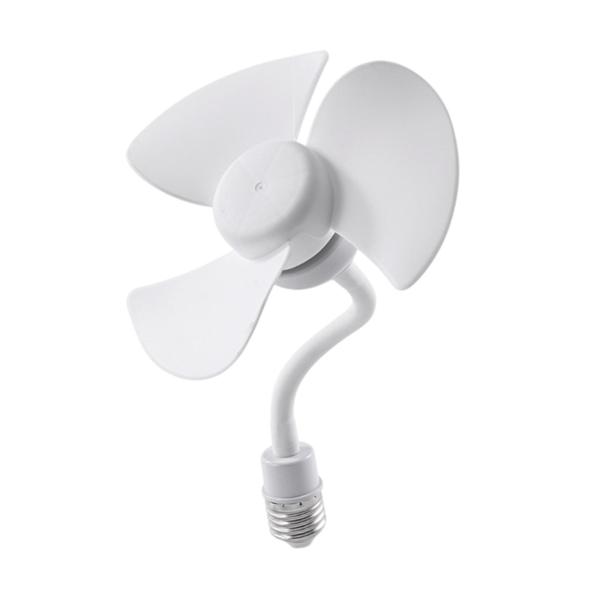 E27ベース天井ファン、ソケットファンローノイズミニ3ブレード強風リビングルーム用の寮のオフィスガレージキッチンに簡単に設置できます