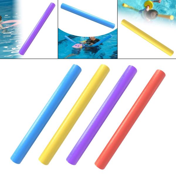 子供用のプールヌードルフォームチューブ、水泳の浮力スティック、プールフロートスイムトレーニングスティック屋外スイミングプールの夏