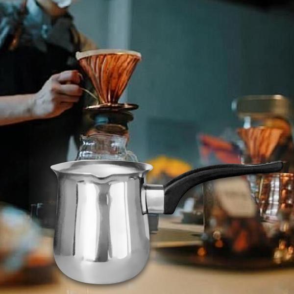 トルコのコーヒーポットバター溶けたハンドルモダンコーヒーサーバーのおいしい毎日の旅行キッチンStovetop
