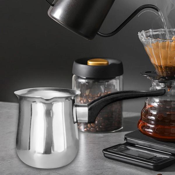 トルコのコーヒーポットバター溶けたハンドルモダンコーヒーサーバーのおいしい毎日の旅行キッチンStovetop