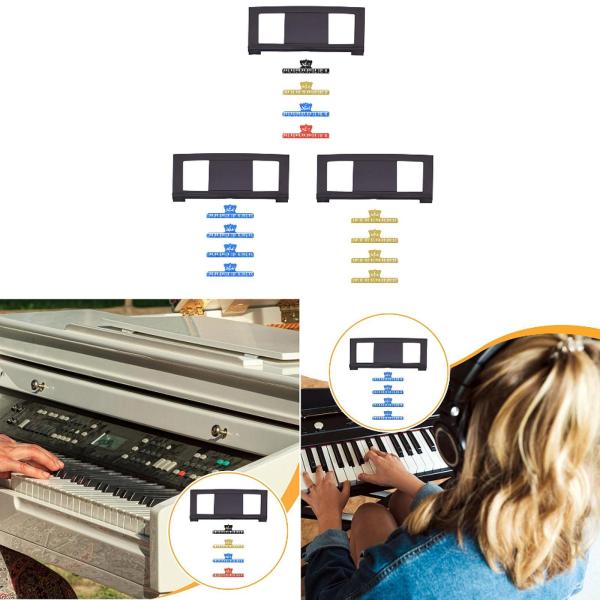 キーボードミュージックスタンドシートスタンドポータブルストレージ、コンパクト、キーボードの音楽スコアホルダーピアノアクセサリーの初心者の練習