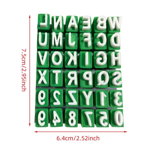 数字とアルファベットスタンプスタンピングキットカードの作成スクラップブッキング用品ハッピープランナー教室の報酬スタンパーシールセット
