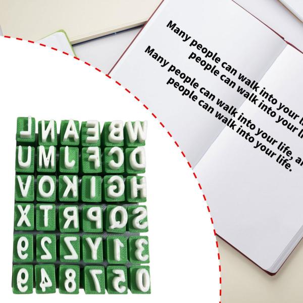 数字とアルファベットスタンプスタンピングキットカードの作成スクラップブッキング用品ハッピープランナー教室の報酬スタンパーシールセット