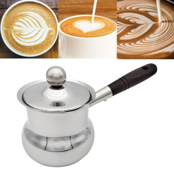 トルコのコーヒーポットティーポットティーマグカップのポータブル錆耐ハンドルバター溶融水差し溶融チョコレートポット