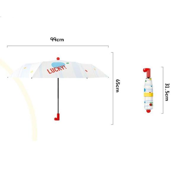 太陽傘パラソル漫画ポータブルパーソナルレイン屋外アクティビティ旅行ビーチ