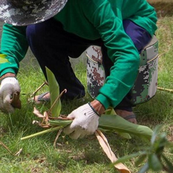 ガーデニング用ヒップクッションスツール ガーデンシートスツール 着用可能なワークシート ラウンド型 ポータブル 除草 家庭 庭 子供 大人 ピクニック