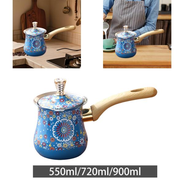 コーヒーポット ステンレススチール キャンプ用 ガスコンロ用 蓋付き ハンドル付き レストラン バターウォーマー ジャグ プロ仕様コーヒー