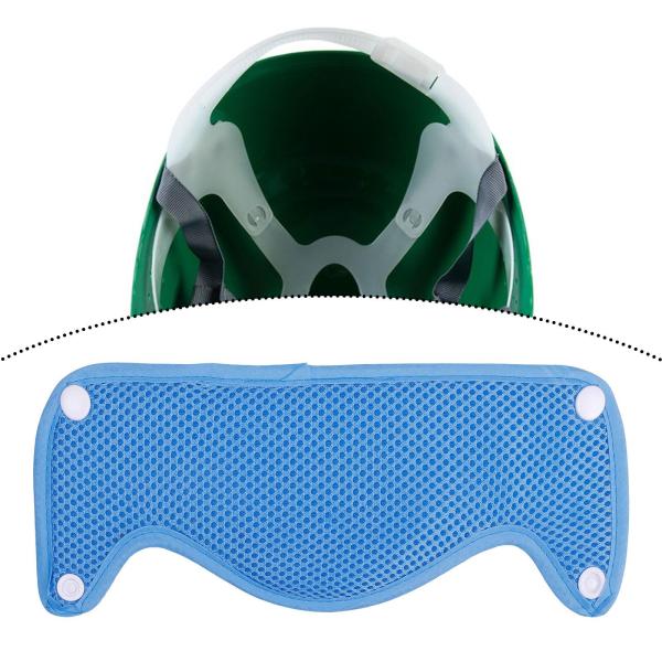 ヘルメットアクセサリーにスナップオンするハードハットスウェットバンド。軽量で実用的なハードハットライナー。建設スポーツ作業用用。