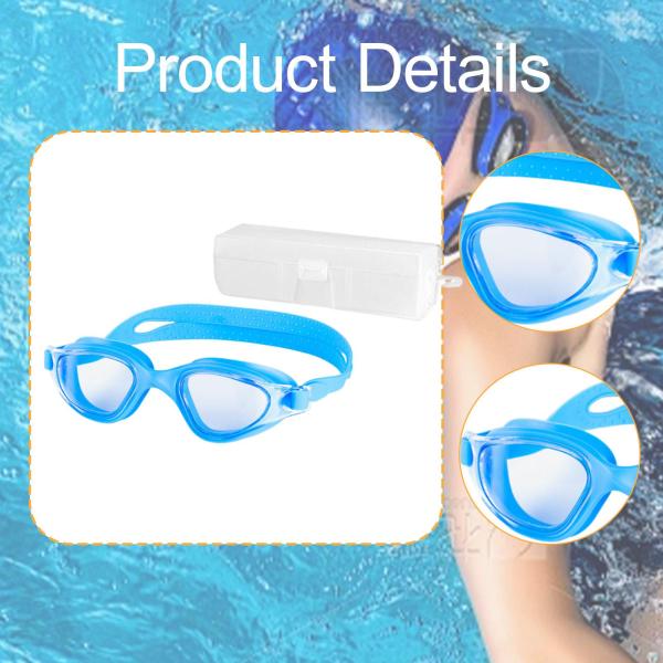 スイミングゴーグル、曇り止めスイムグラス、クリアな視界、快適なトレンディアイウェア、サーフィン愛好家向けアウトドア用スイムゴーグル