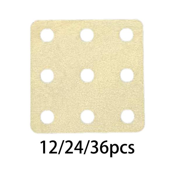 正方形織りカード、9つの穴、滑らかな表面のタブレット木製織機カード、DIYギフトハンドクラフトツール用の織りツール