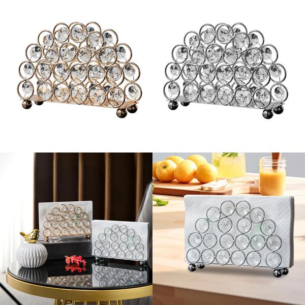 ペーパーナプキンホルダー ティッシュディスペンサー 実用的 エレガント 丈夫な卓上ナプキンスタンド デスクトップティッシュクランプ ダイニングルーム 