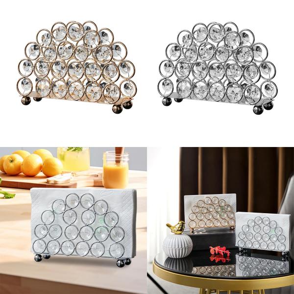 ペーパーナプキンホルダー ティッシュディスペンサー 実用的 エレガント 丈夫な卓上ナプキンスタンド デスクトップティッシュクランプ ダイニングルーム 