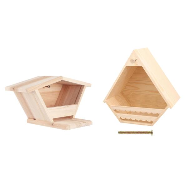バードハウス 屋外用 バードボックス ペット用品 木製 装飾 吊り下げ式 ハウス 鳥の巣 庭 パティオ ハチドリ 屋外
