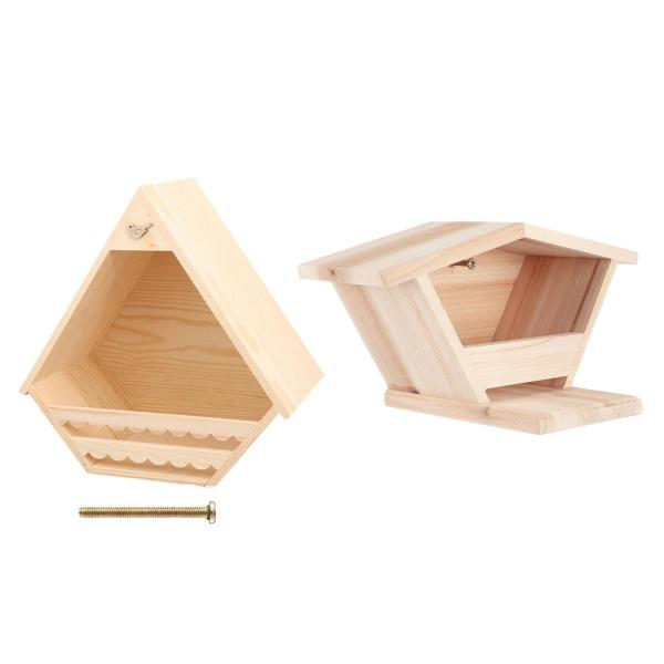 バードハウス 屋外用 バードボックス ペット用品 木製 装飾 吊り下げ式 ハウス 鳥の巣 庭 パティオ ハチドリ 屋外