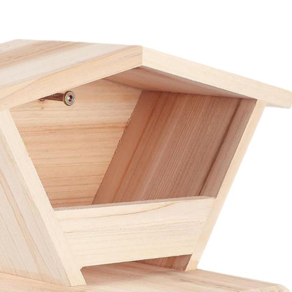 バードハウス 屋外用 バードボックス ペット用品 木製 装飾 吊り下げ式 ハウス 鳥の巣 庭 パティオ ハチドリ 屋外