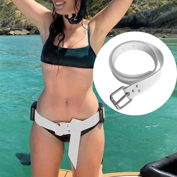 ダイビングウェイトベルト 調節可能なアクセサリー ポータブルウェイトベルト ステンレススチールバックル付き シリコン プレミアム クイックリリース