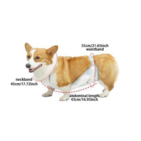 犬用ストマッカー オスペット用 犬ベリーラップ 快適な腹部保護 小型子犬ペット布カバー アクセサリー