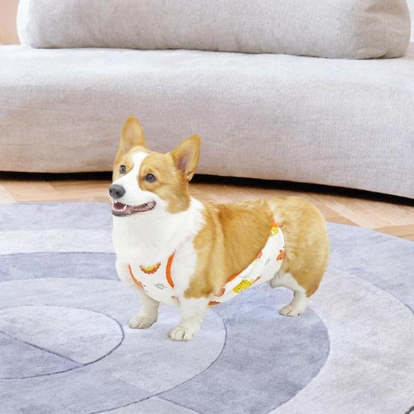 犬用ストマッカー オスペット用 犬ベリーラップ 快適な腹部保護 小型子犬ペット布カバー アクセサリー