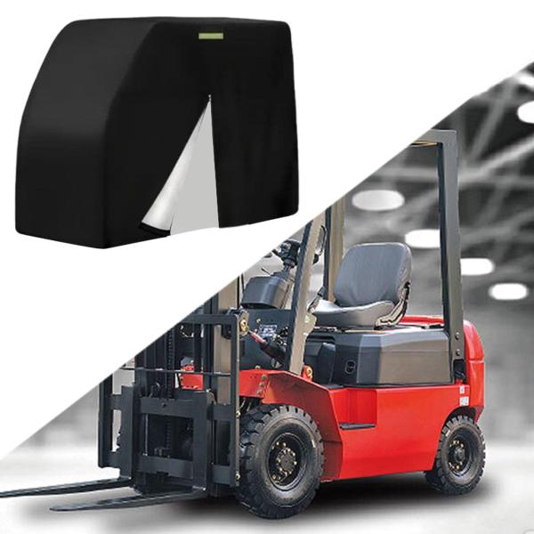 ジッパードア付きフォークリフトカバー 防雪 ユニークな保護 大人用プロテクター 防風 多機能 反射ストリップ付き