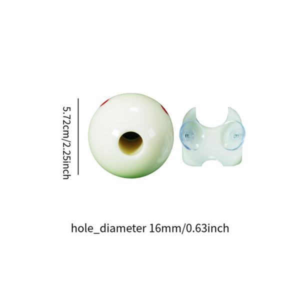 ビリヤードキューボール 穴付き ビリヤードアクセサリー 軽量 エイミングヘルパー ビリヤードストロークトレーニング